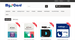 Desktop Screenshot of mygiftcardstall.com
